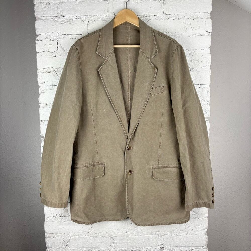 Vintage L.L. Bean Tan Sport Coat Blazer Jacket